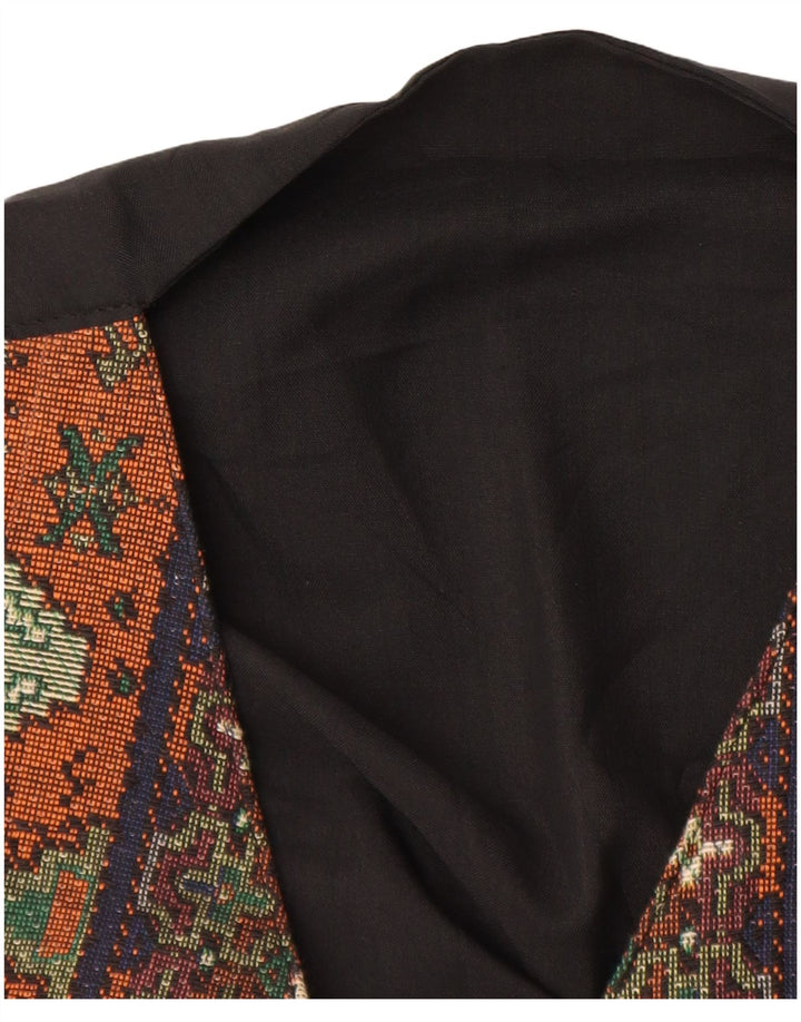 Vintage Mens Waistcoat Small Multicoloured Fair Isle