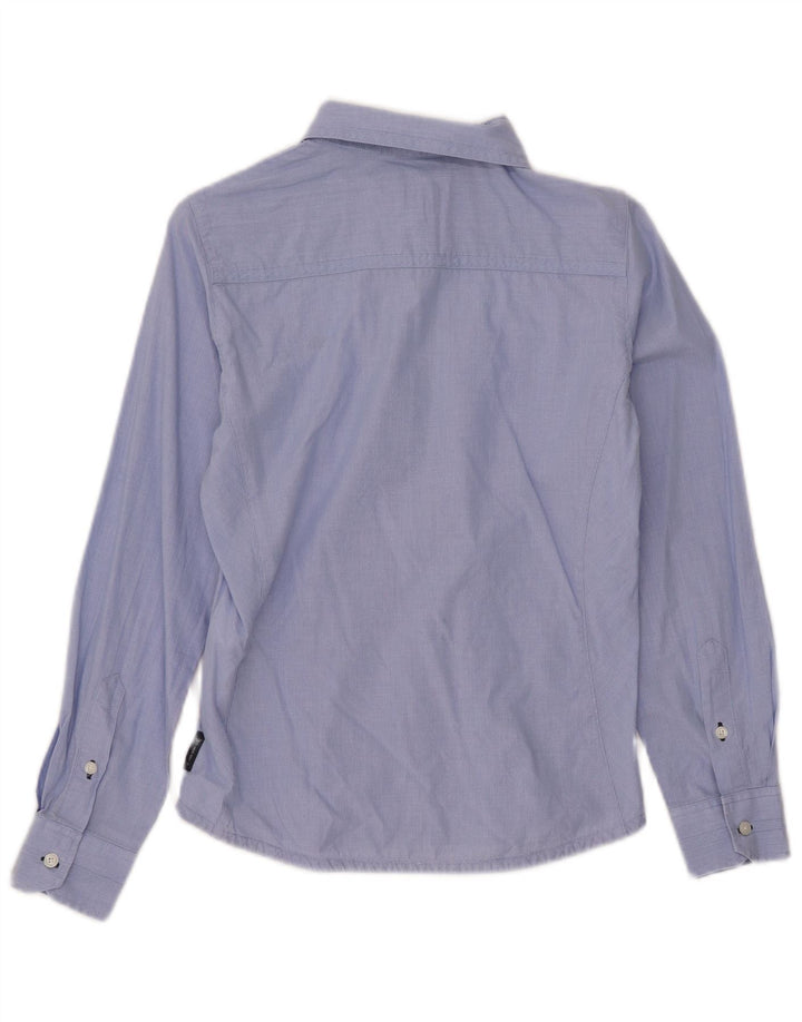 Armani Junior Boys Shirt 11-12 Years Blue Cotton