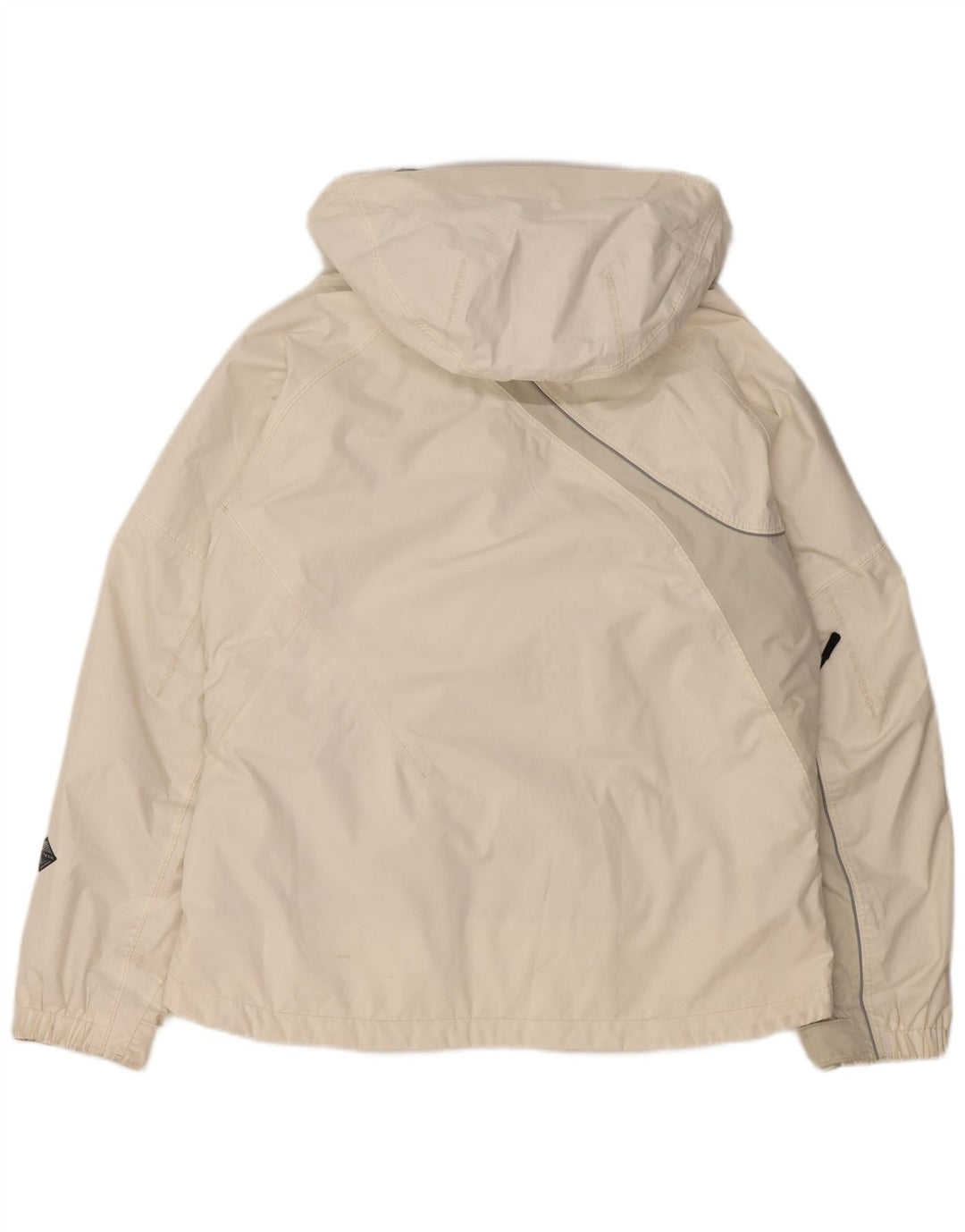 COLUMBIA Womens Titanium Windbreaker Jacket UK 16 Large White Colourblock