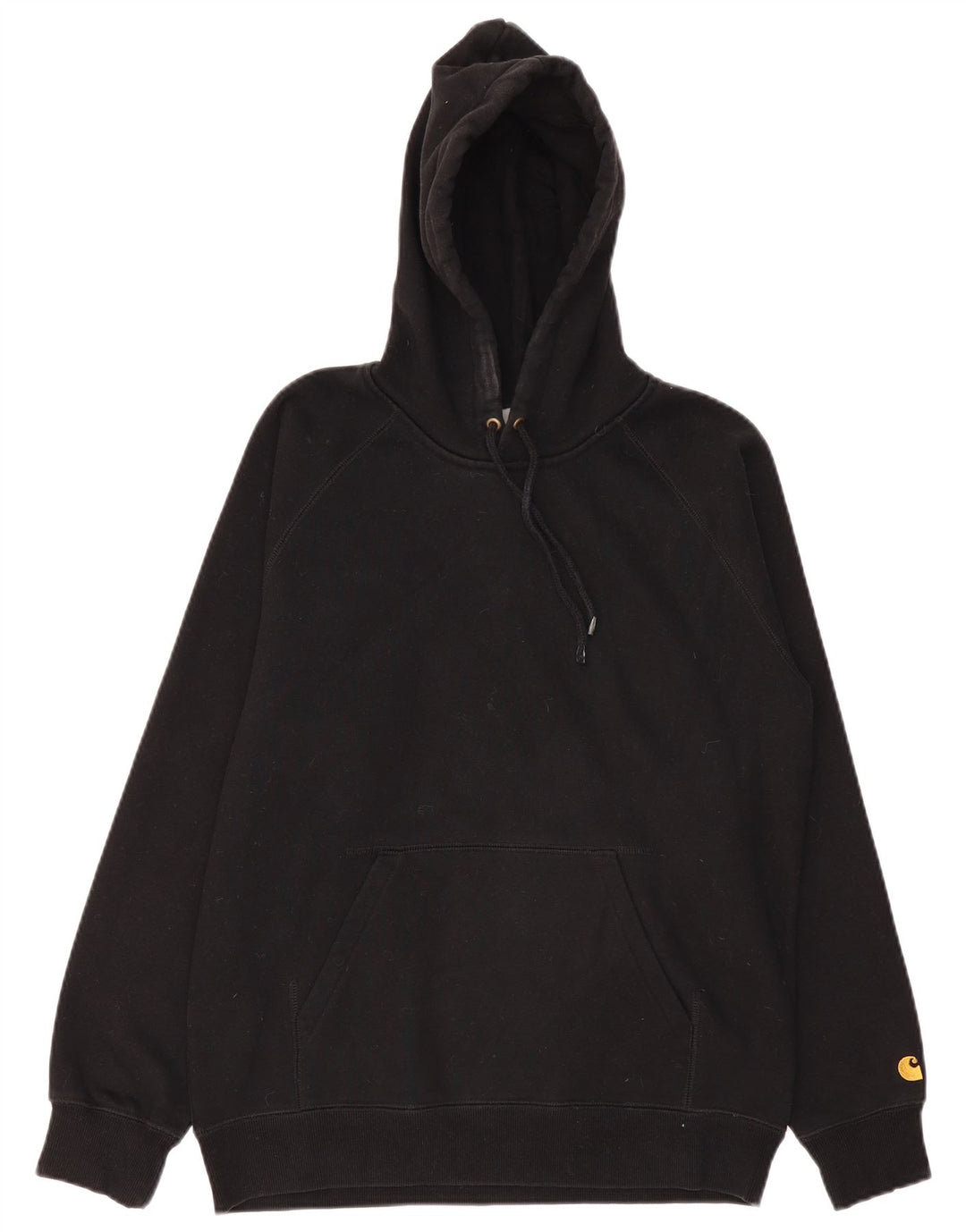 Carhartt Mens Hoodie Jumper Medium Black Cotton