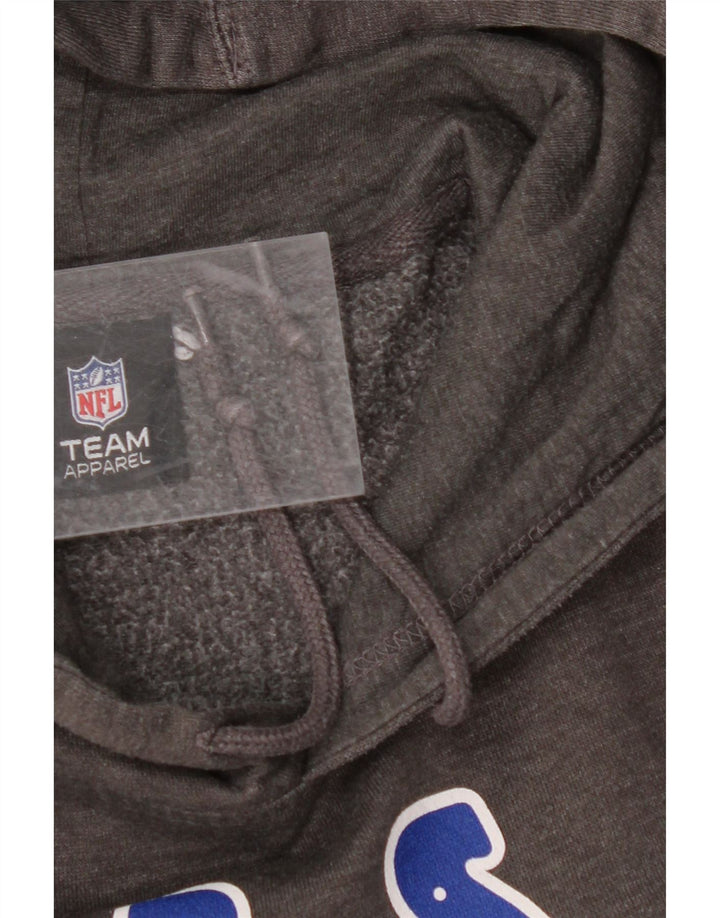 NFL Mens Colts Graphic Hoodie Jumper Large Grey