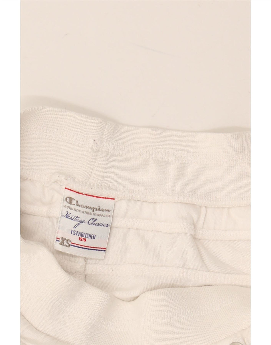 CHAMPION Womens Heritage Classics Bermuda Sport Shorts UK 4 XS  White