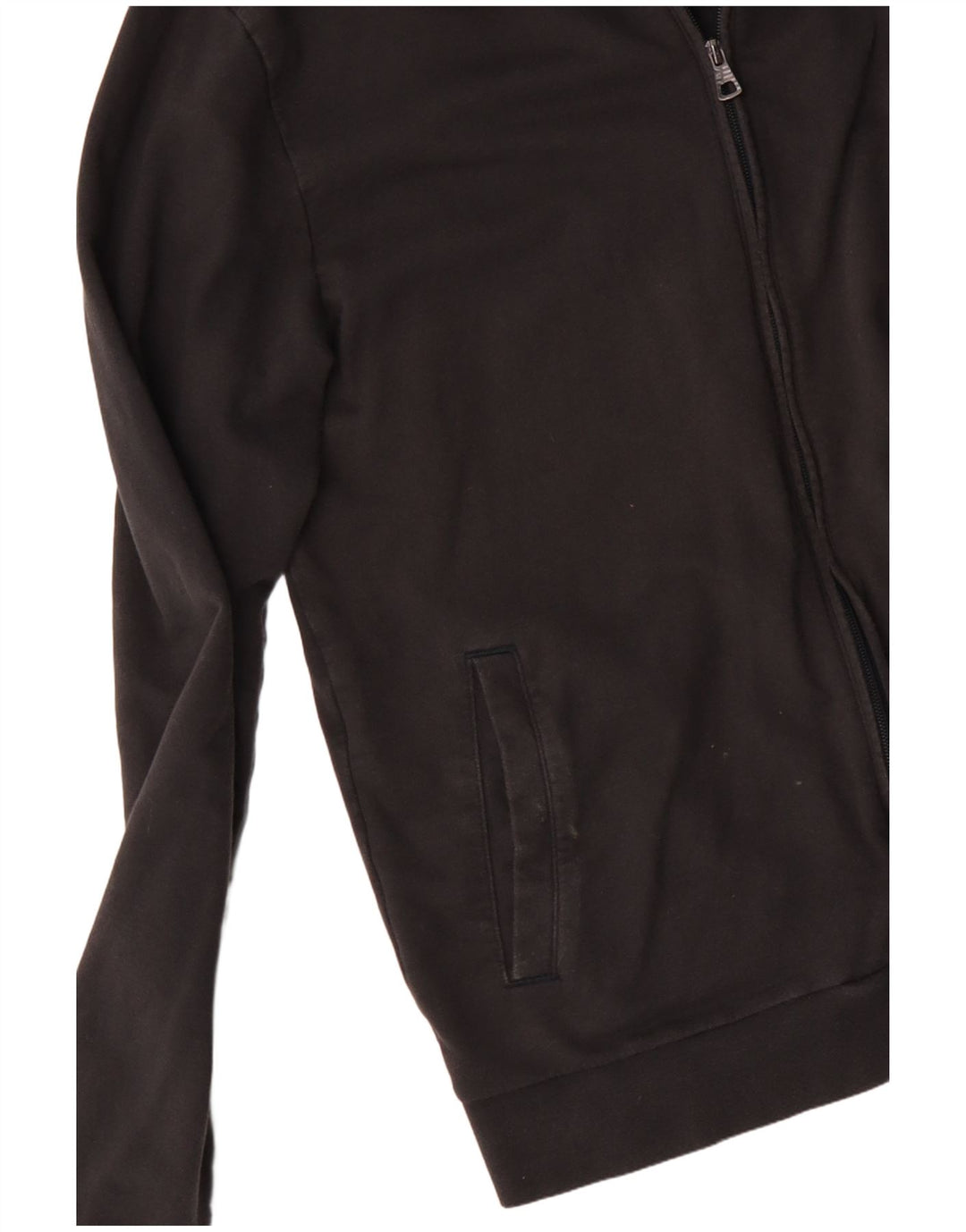 Emporio Armani Mens Tracksuit Top Jacket Medium Black Cotton