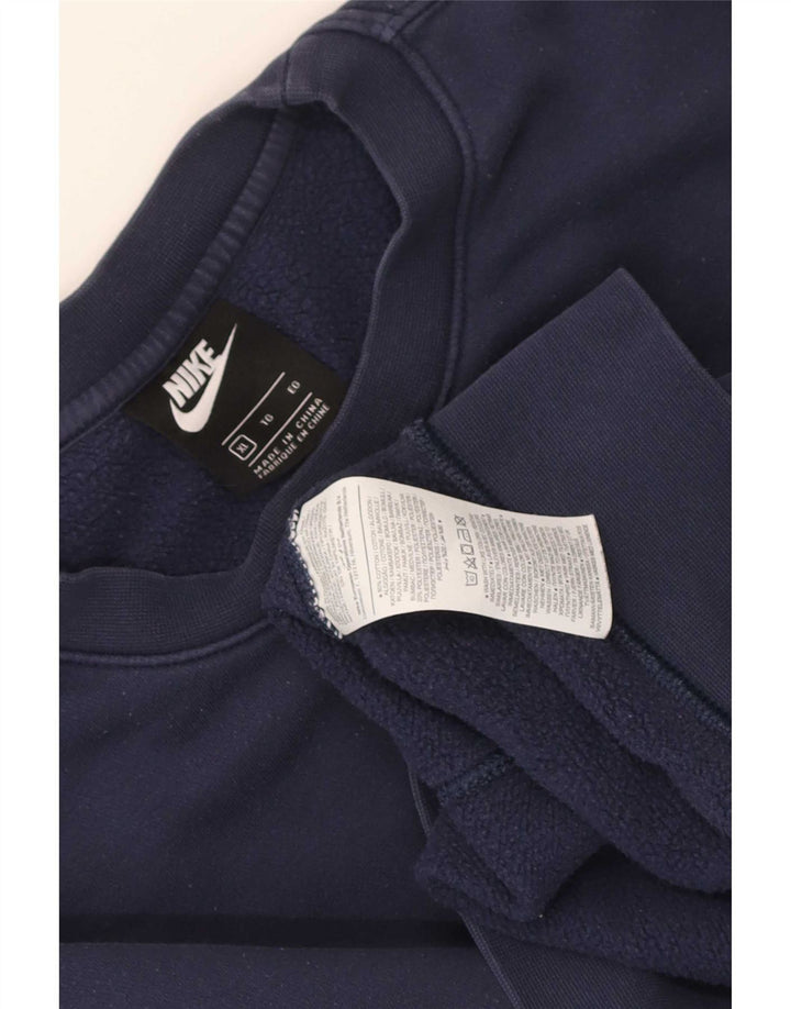 Nike Mens Sweatshirt Jumper XL Navy Blue Cotton
