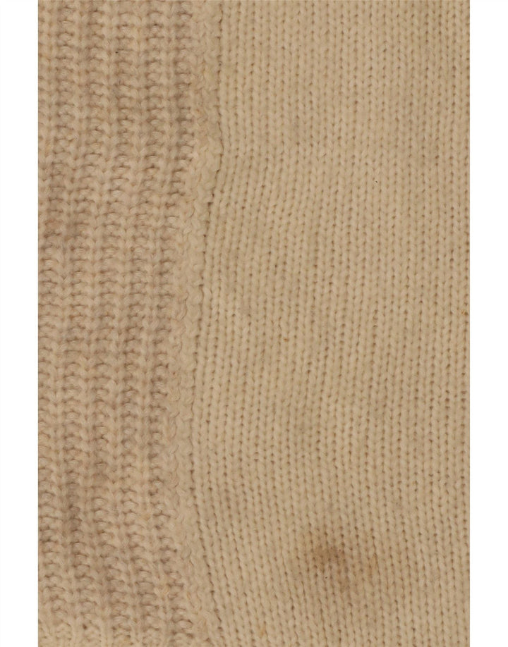 Marks & Spencer Womens Turtle Neck Jumper Sweater UK 10 Small Off White