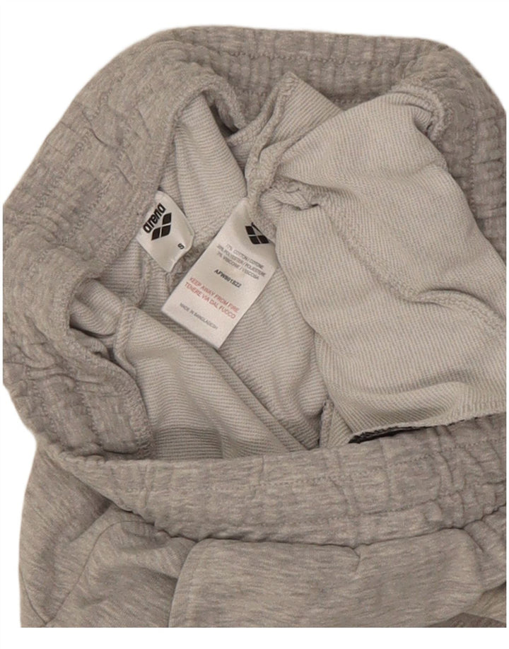 Arena Mens Tracksuit Trousers Small Grey Flecked Cotton