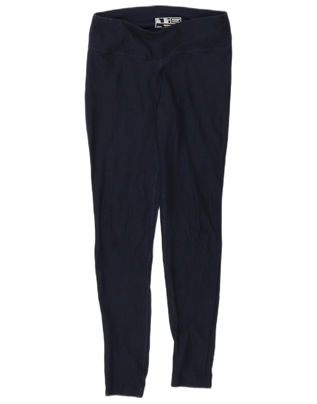NEW BALANCE Womens Leggings UK 8 Small  Navy Blue Polyester