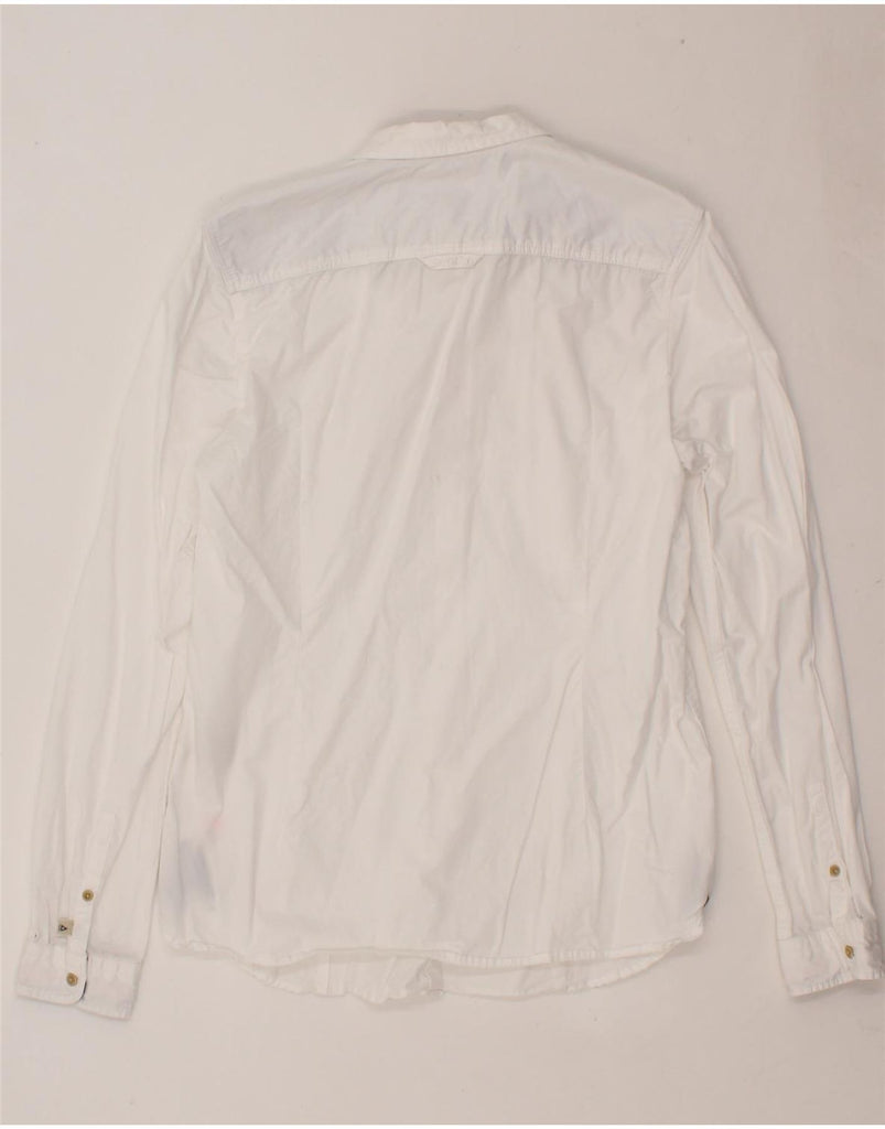 GAASTRA Womens Graphic Shirt UK 14 Large White Cotton Vintage Gaastra and Second-Hand Gaastra from Messina Hembry 