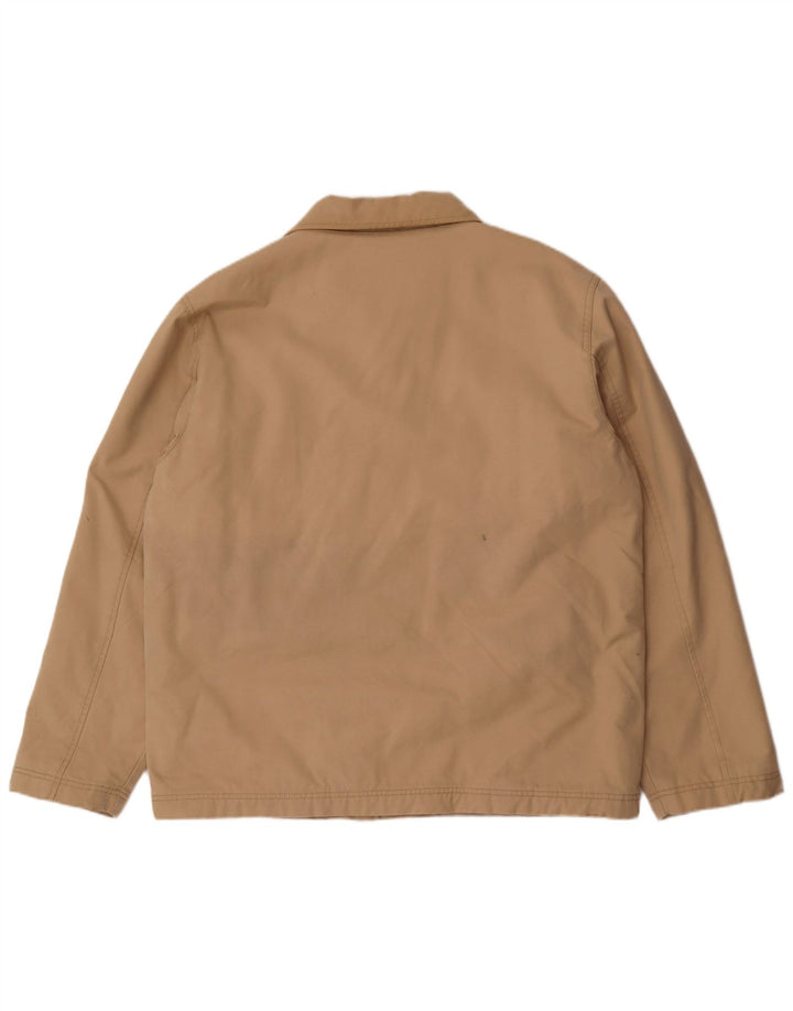 Tom Tailor Mens Utility Jacket UK 42 XL Beige Cotton