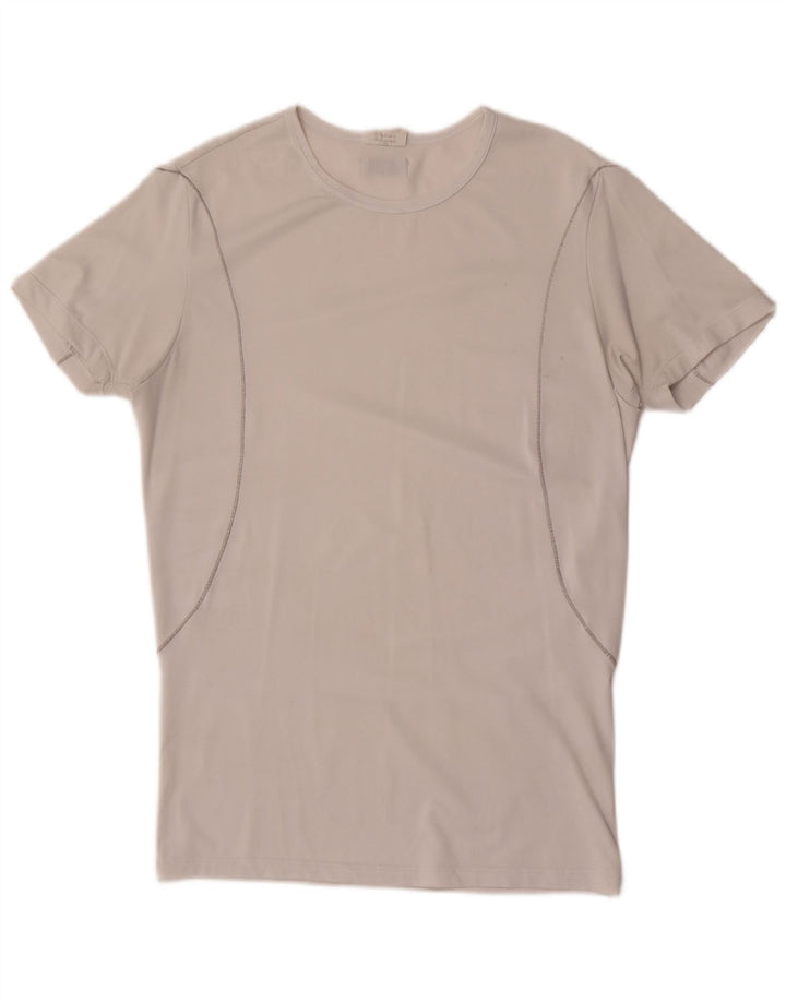 Calvin Klein Mens T-Shirt Top Large White Polyester
