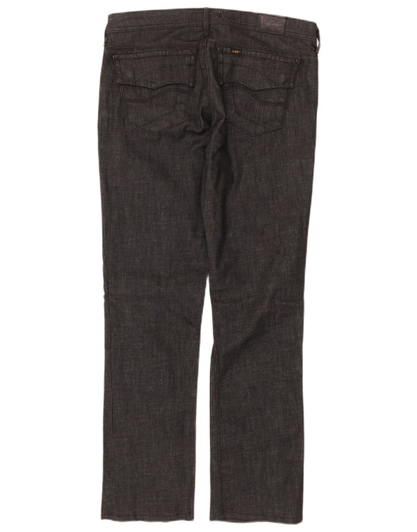 Lee Womens Coral Flap Bootcut Jeans W30 L30 Grey Cotton