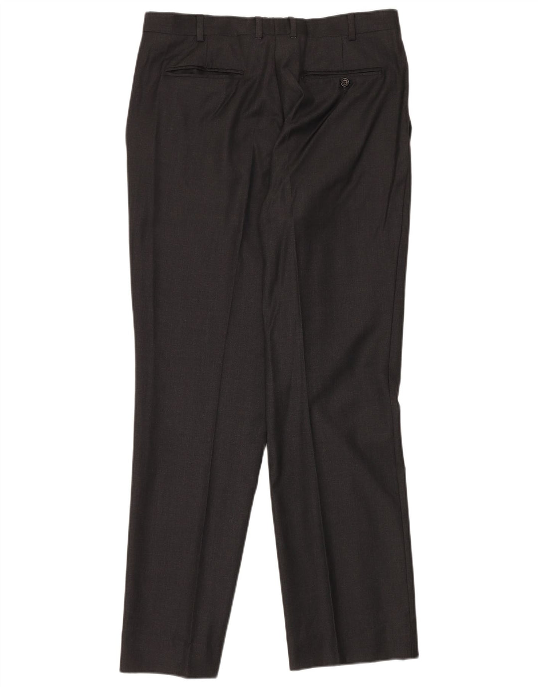 AQUASCUTUM Mens 2 Button 2 Piece Suit UK 40 Large W34 L32 Grey Wool