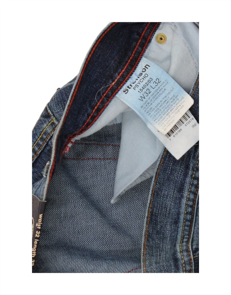 STRELLSON Mens Bootcut Jeans W32 L32 Blue Cotton Vintage Strellson and Second-Hand Strellson from Messina Hembry 