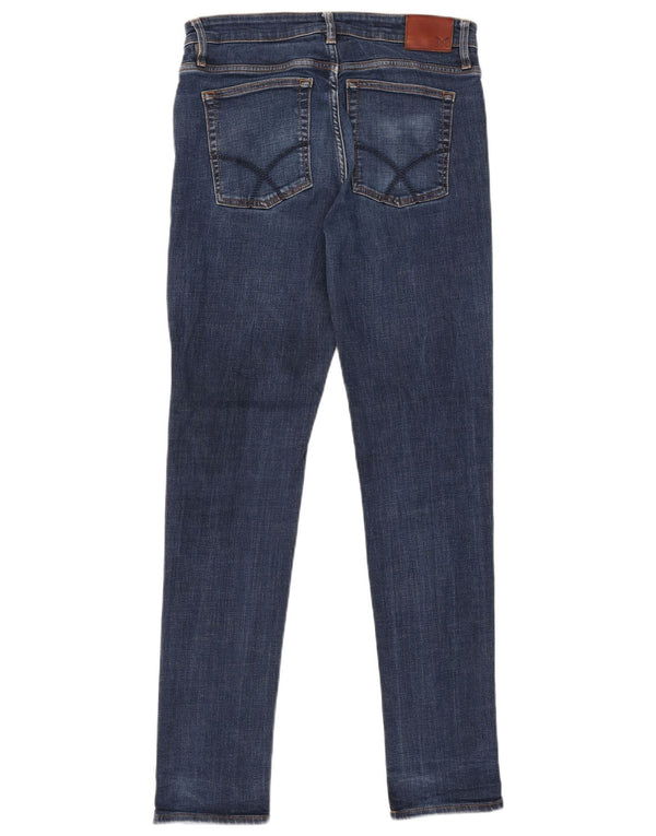 Crew Clothing Mens Slim Jeans W32 L31 Navy Blue Cotton