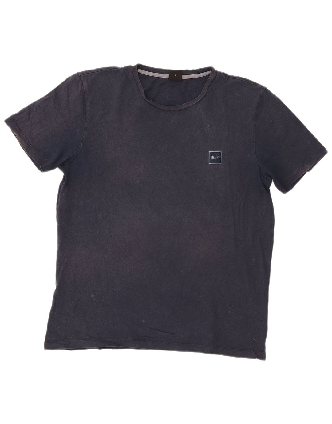 Hugo Boss Mens T-Shirt Top Large Navy Blue