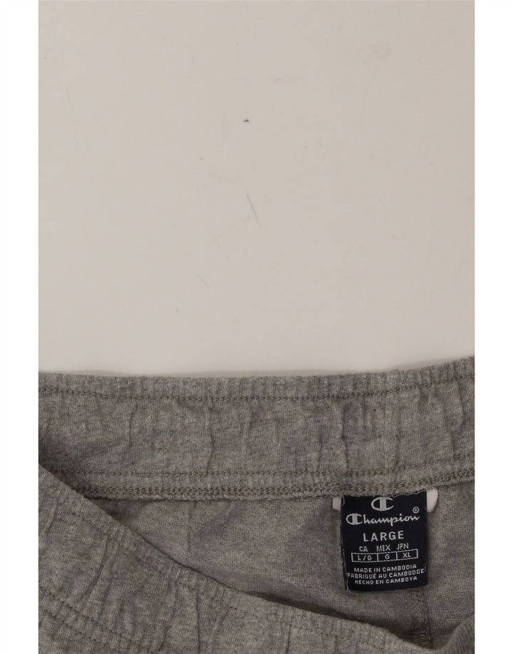 CHAMPION Mens Sport Shorts Large  Grey Cotton Vintage Champion and Second-Hand Champion from Messina Hembry 