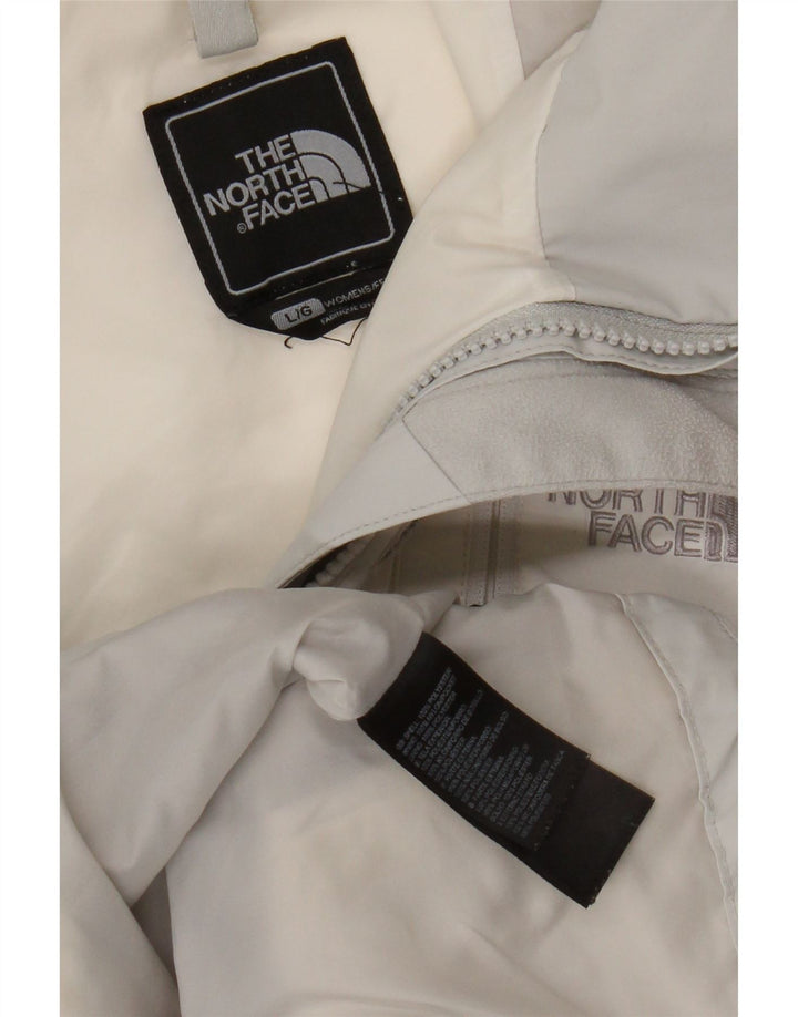 The North Face Womens Rain Jacket UK 16 Large White Colourblock Polyester