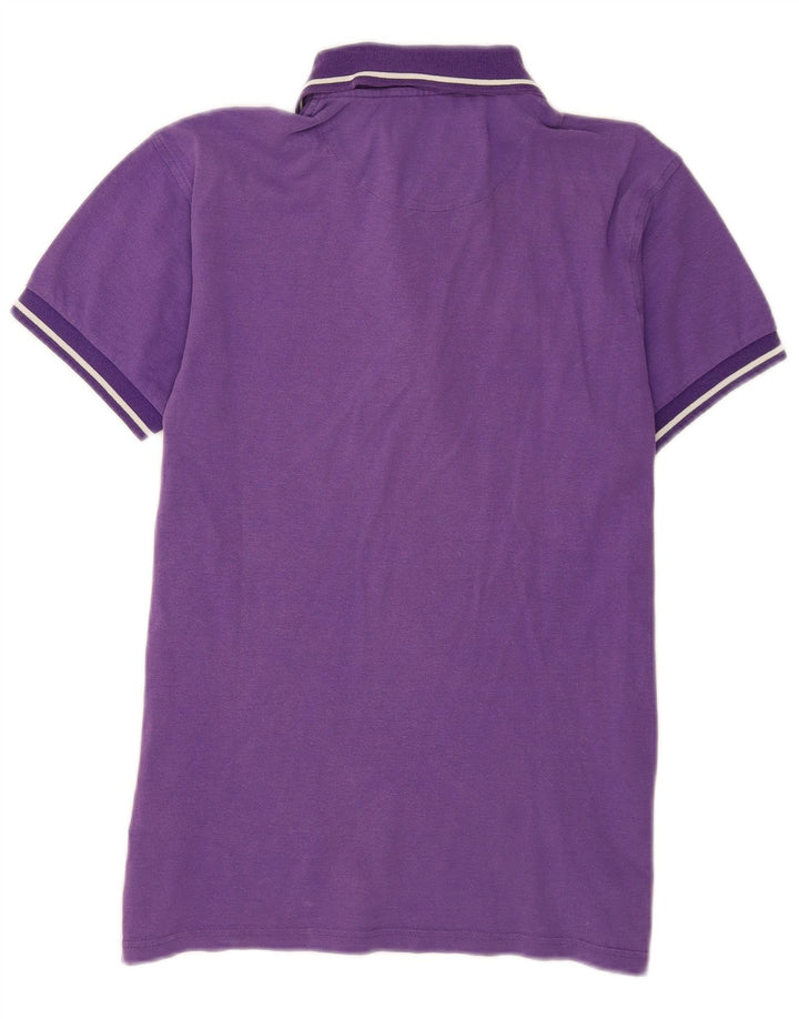 Refrigue Mens Polo Shirt Medium Purple Cotton
