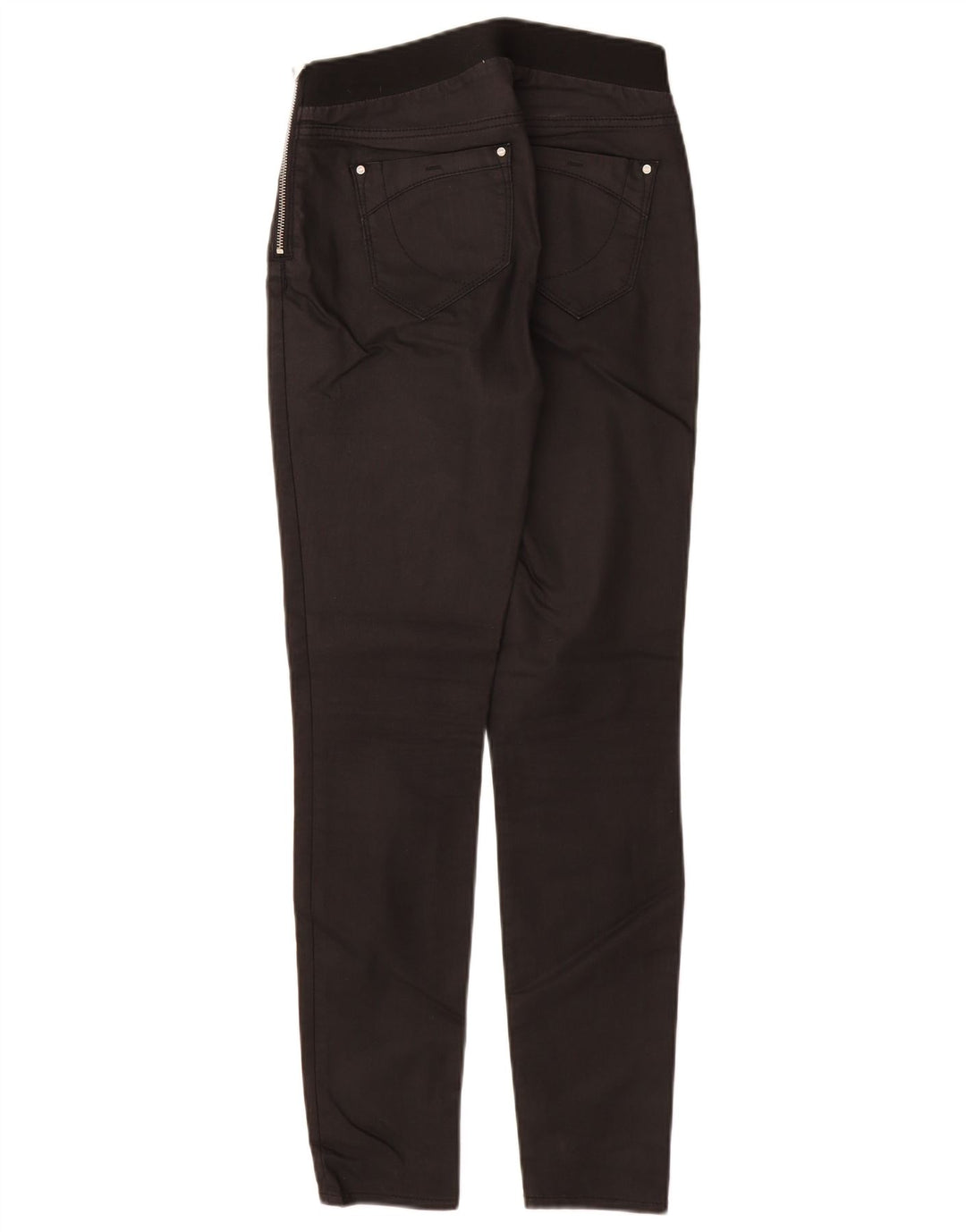 KAREN MILLEN Womens Jegging Trousers UK 8 Small W26 L29 Black