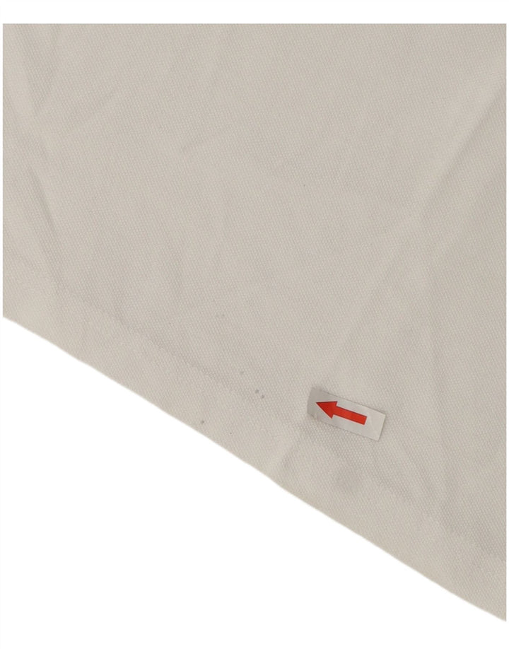 Kappa Mens Graphic Polo Shirt Small White