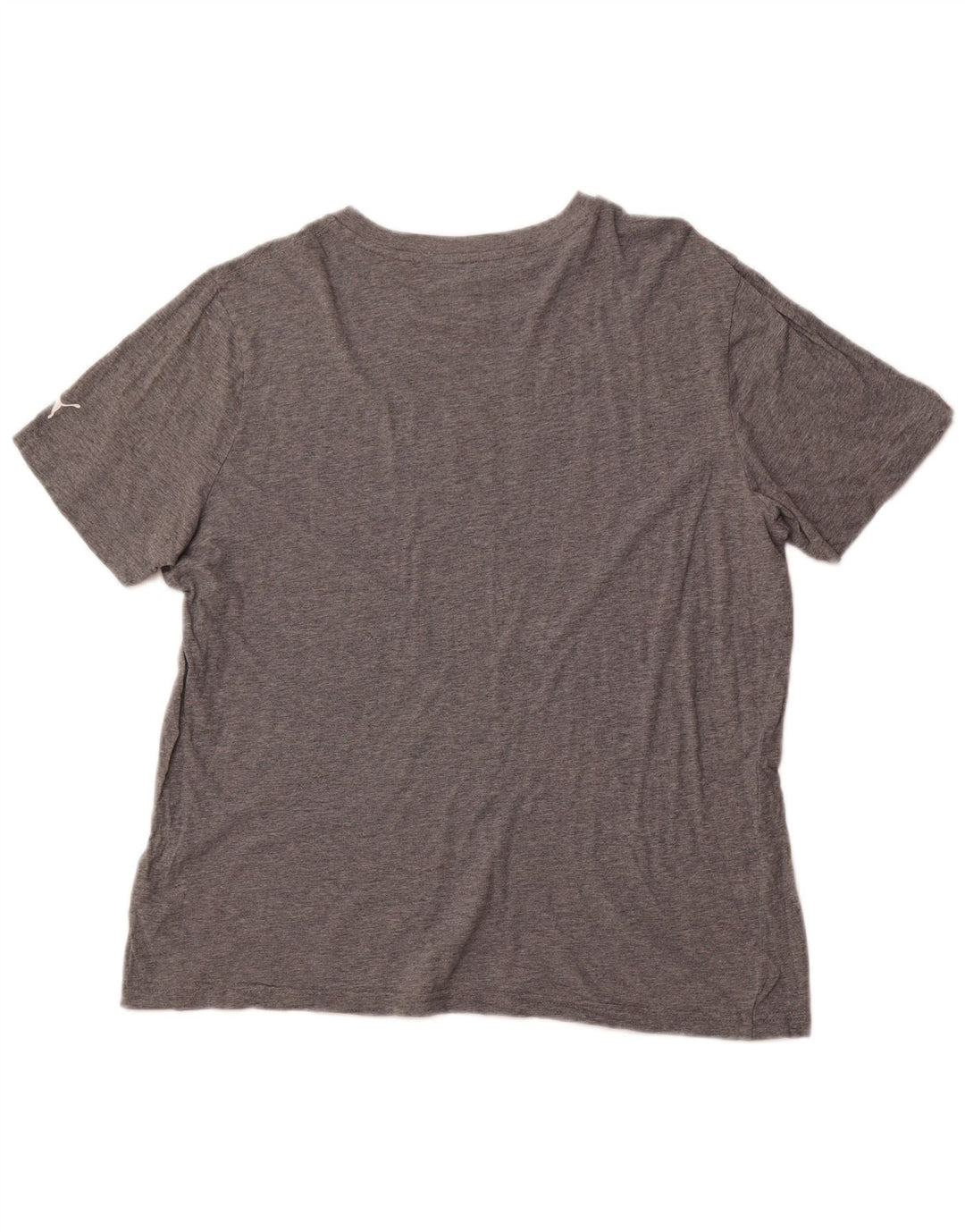 PUMA Womens Graphic T-Shirt Top UK 16 Large Grey Cotton