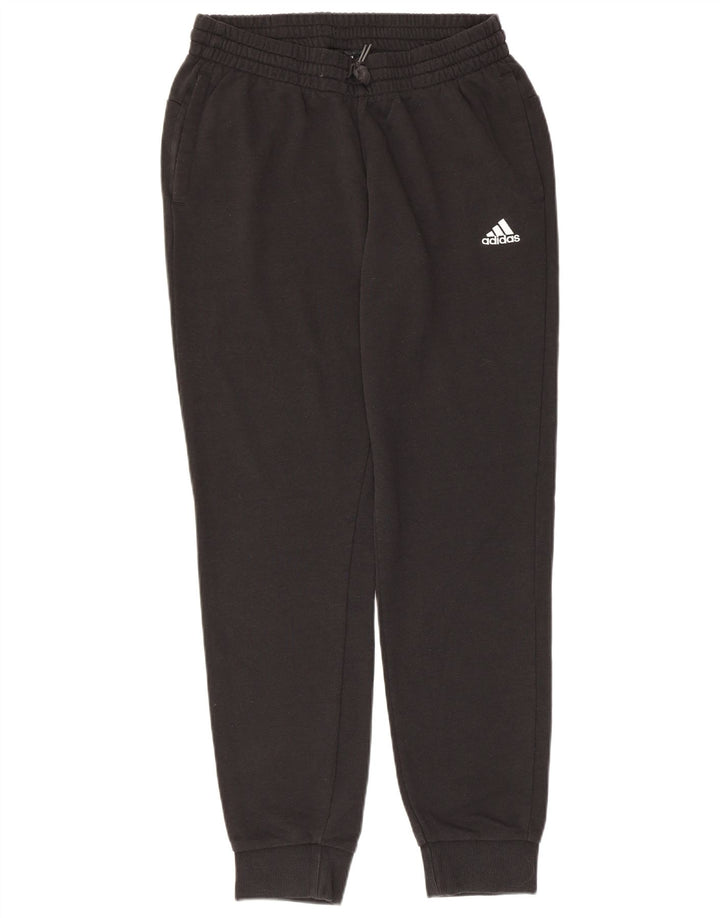 ADIDAS Womens Graphic Tracksuit Trousers Joggers UK 12/14 Medium Black