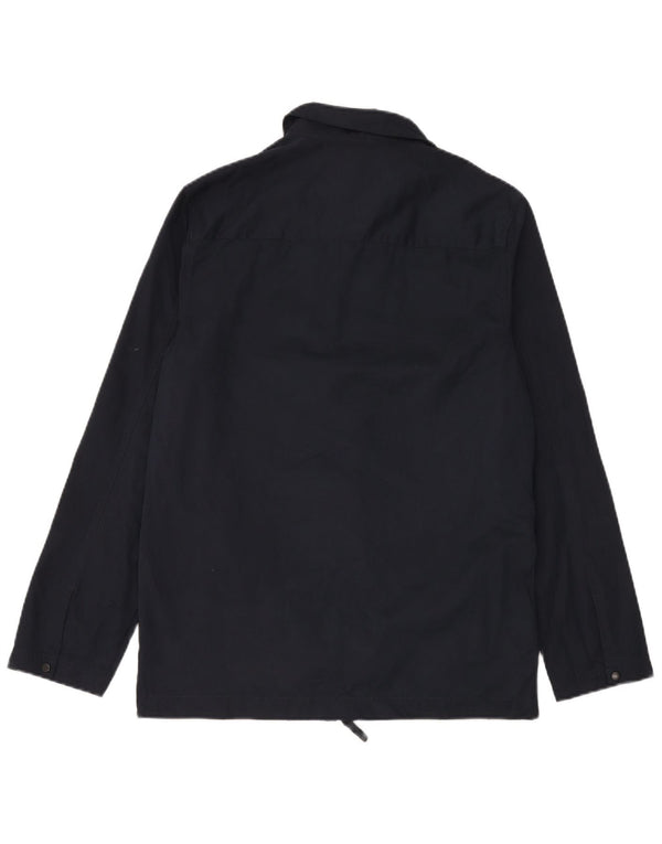 Lyle & Scott Mens Utility Jacket UK 38 Medium Navy Blue Polyester