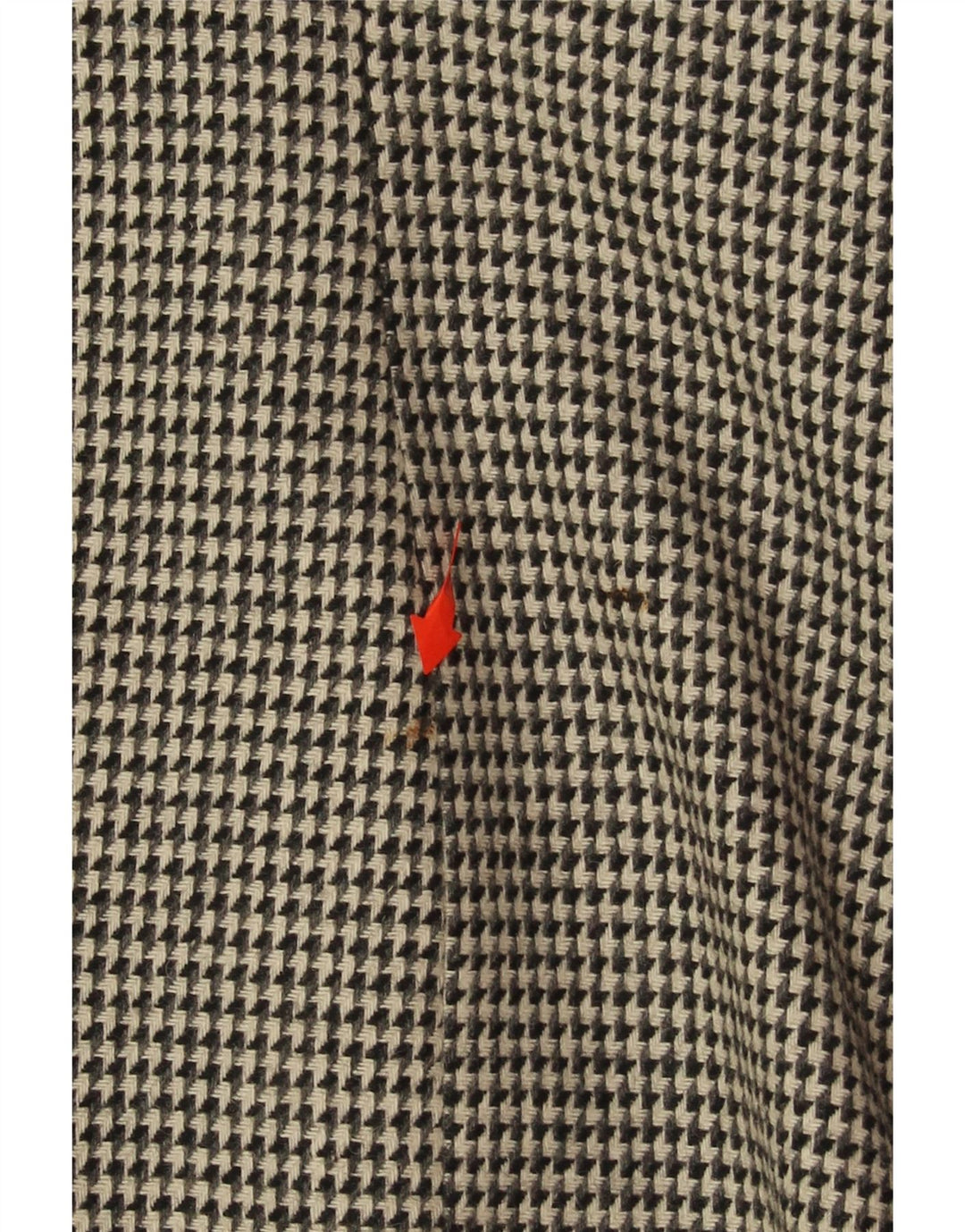 ST. BERNARD Womens Longline Blazer Jacket UK 14 Large Grey Houndstooth Vintage St. Bernard and Second-Hand St. Bernard from Messina Hembry 