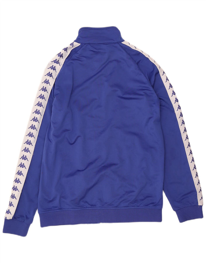 Kappa Mens Graphic Tracksuit Top Jacket 2XL Blue Colourblock