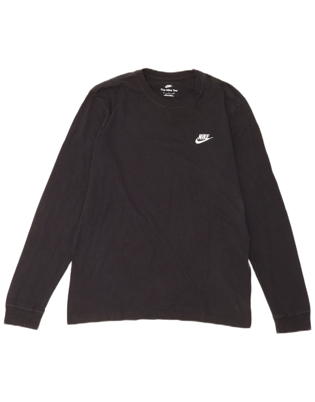 Nike Mens Top Long Sleeve Small Black