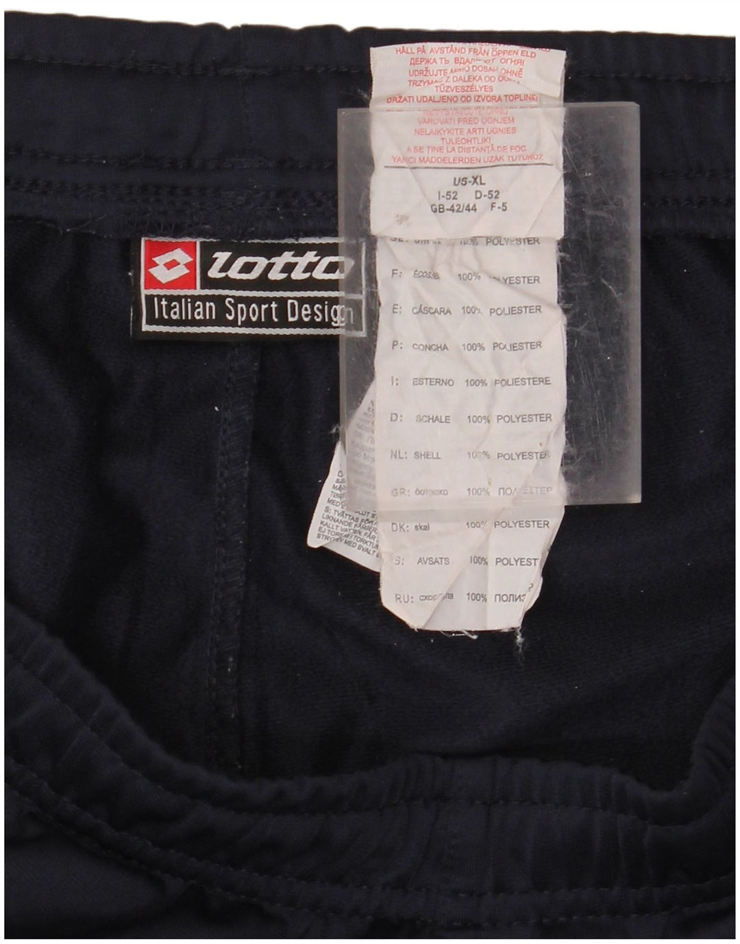 LOTTO Mens Tracksuit Trousers UK 42/44 XL  Navy Blue Polyester