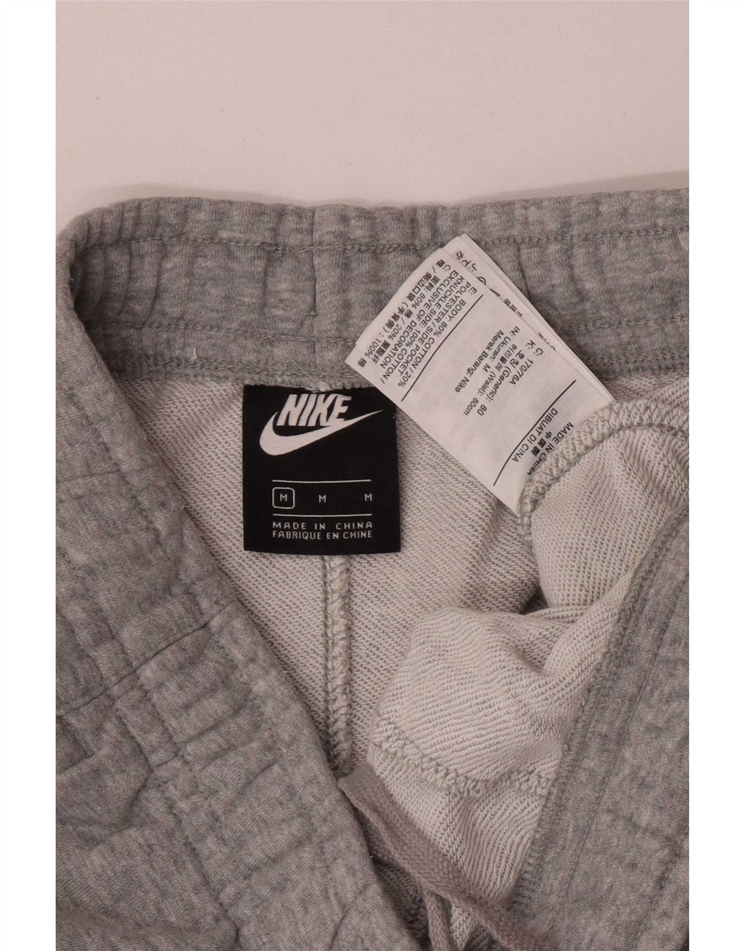 Nike Mens Sport Shorts Medium Grey Cotton