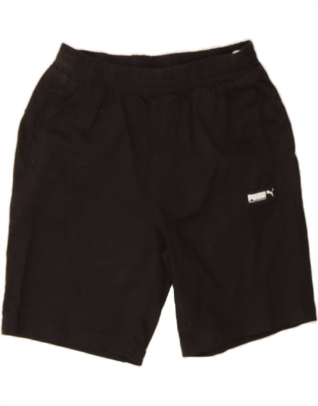 PUMA Mens Sport Shorts Large  Black Cotton Vintage Puma and Second-Hand Puma from Messina Hembry 