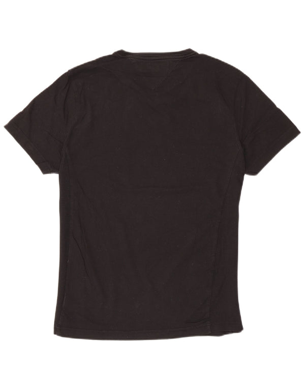 Tommy Hilfiger Mens T-Shirt Top Medium Black