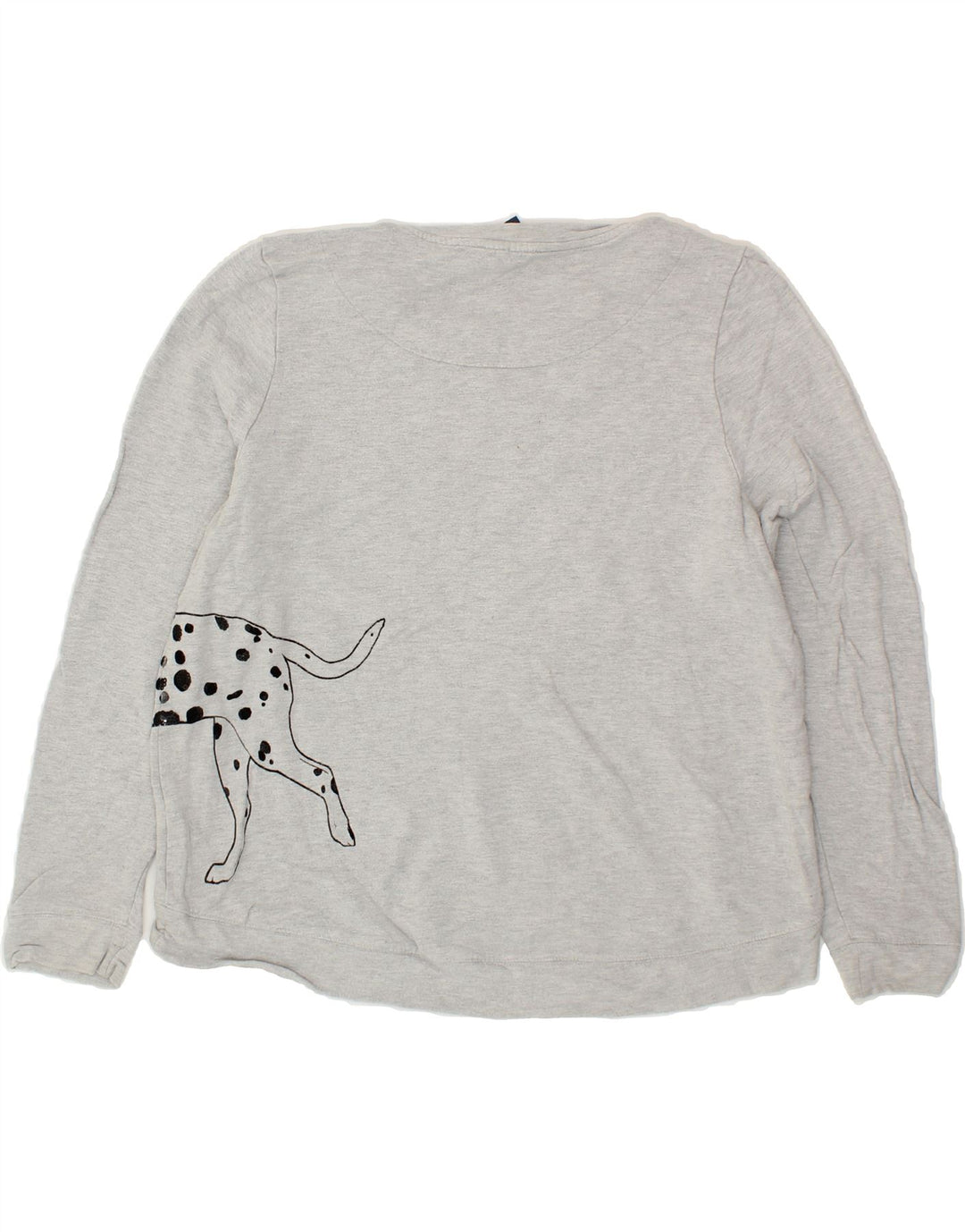 OASIS Womens Graphic Sweatshirt Jumper UK 16 Large Grey Viscose Vintage Oasis and Second-Hand Oasis from Messina Hembry 