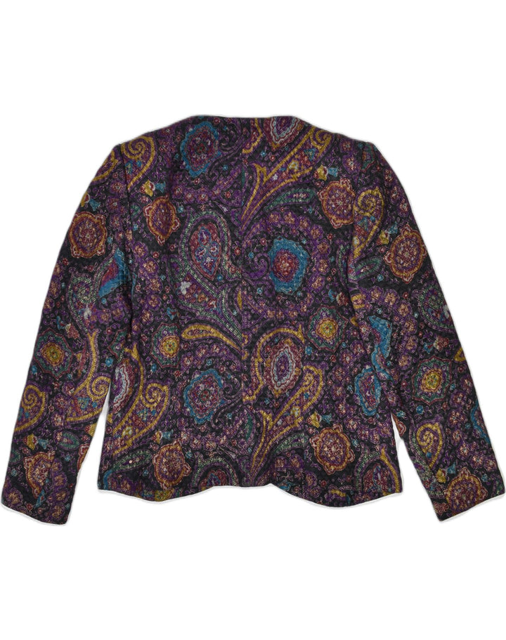 VINTAGE Womens Double Breasted Blazer Jacket UK 12 Medium Multicoloured | Vintage | Thrift | Second-Hand | Used Clothing | Messina Hembry 