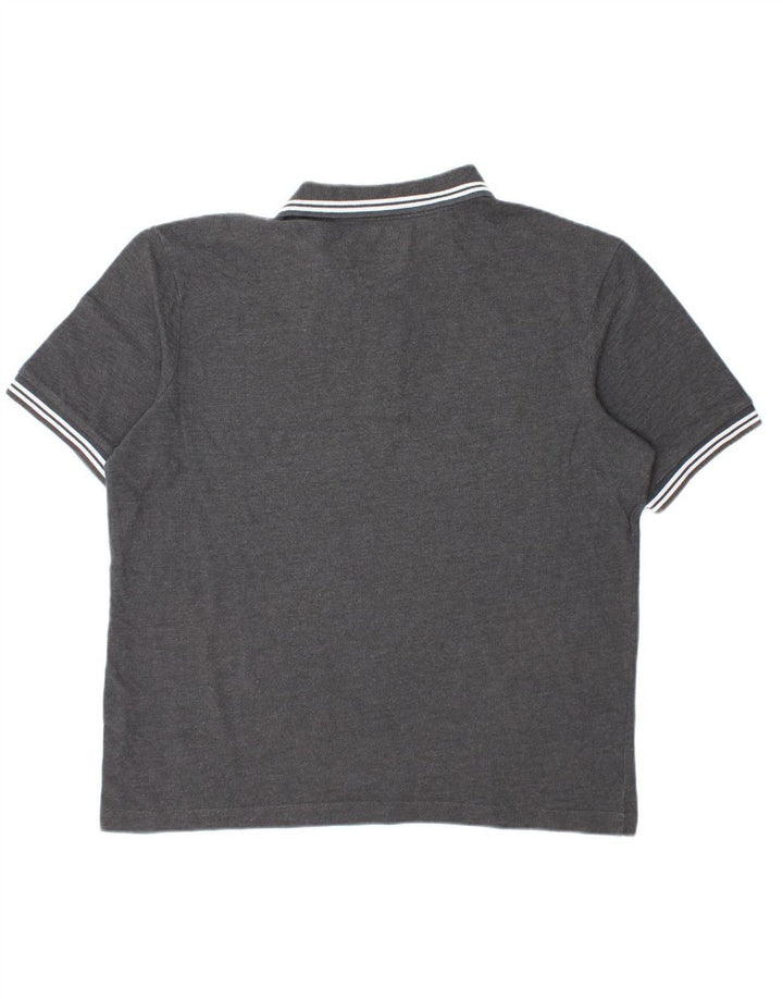 FILA Mens Polo Shirt XL Grey Cotton