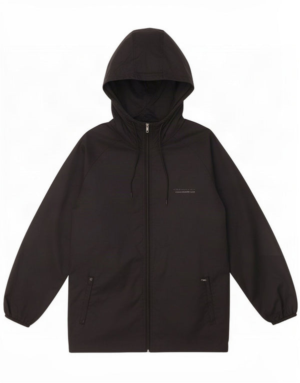 Champion Boys Hooded Rain Jacket 13-14 Years XL Black