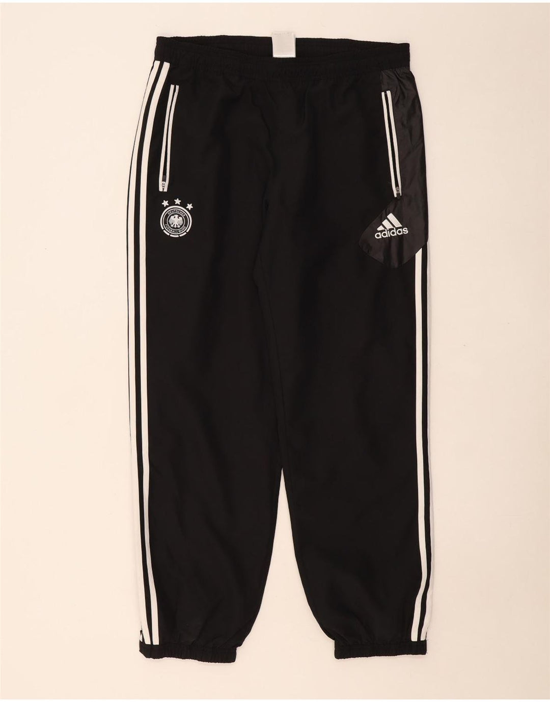 ADIDAS Mens Tracksuit Trousers Joggers UK 42/44 Large  Black