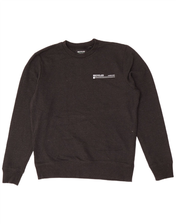 Superdry Mens Sweatshirt Jumper Medium Grey Cotton