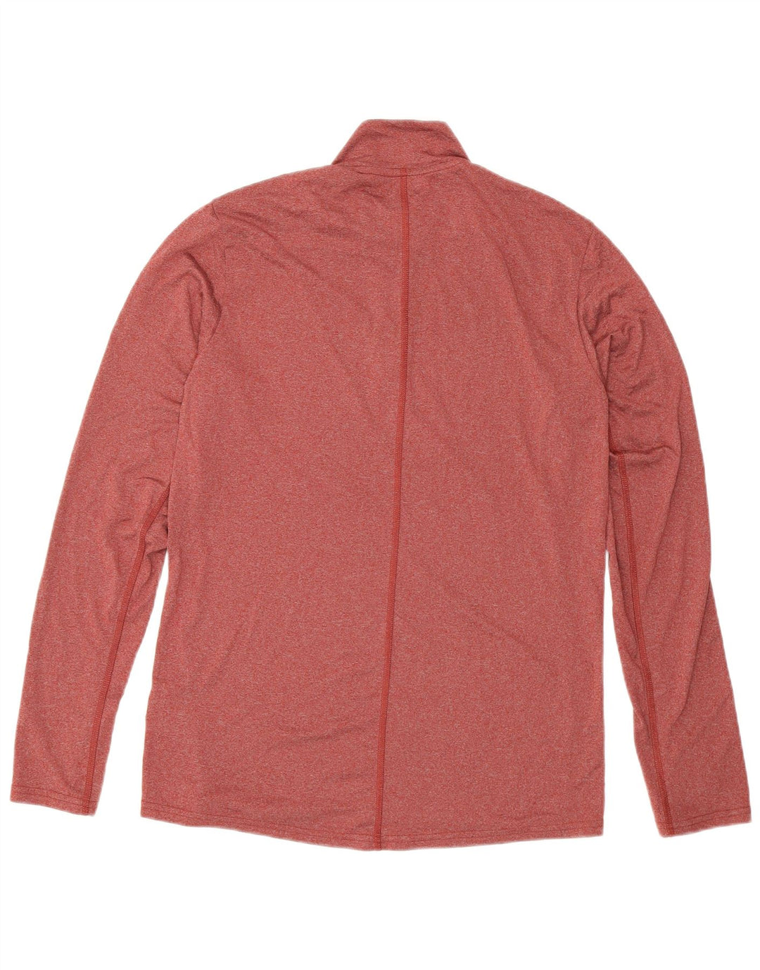 ADIDAS Mens Climalite Zip Neck Pullover Tracksuit Top Small Red Polyester