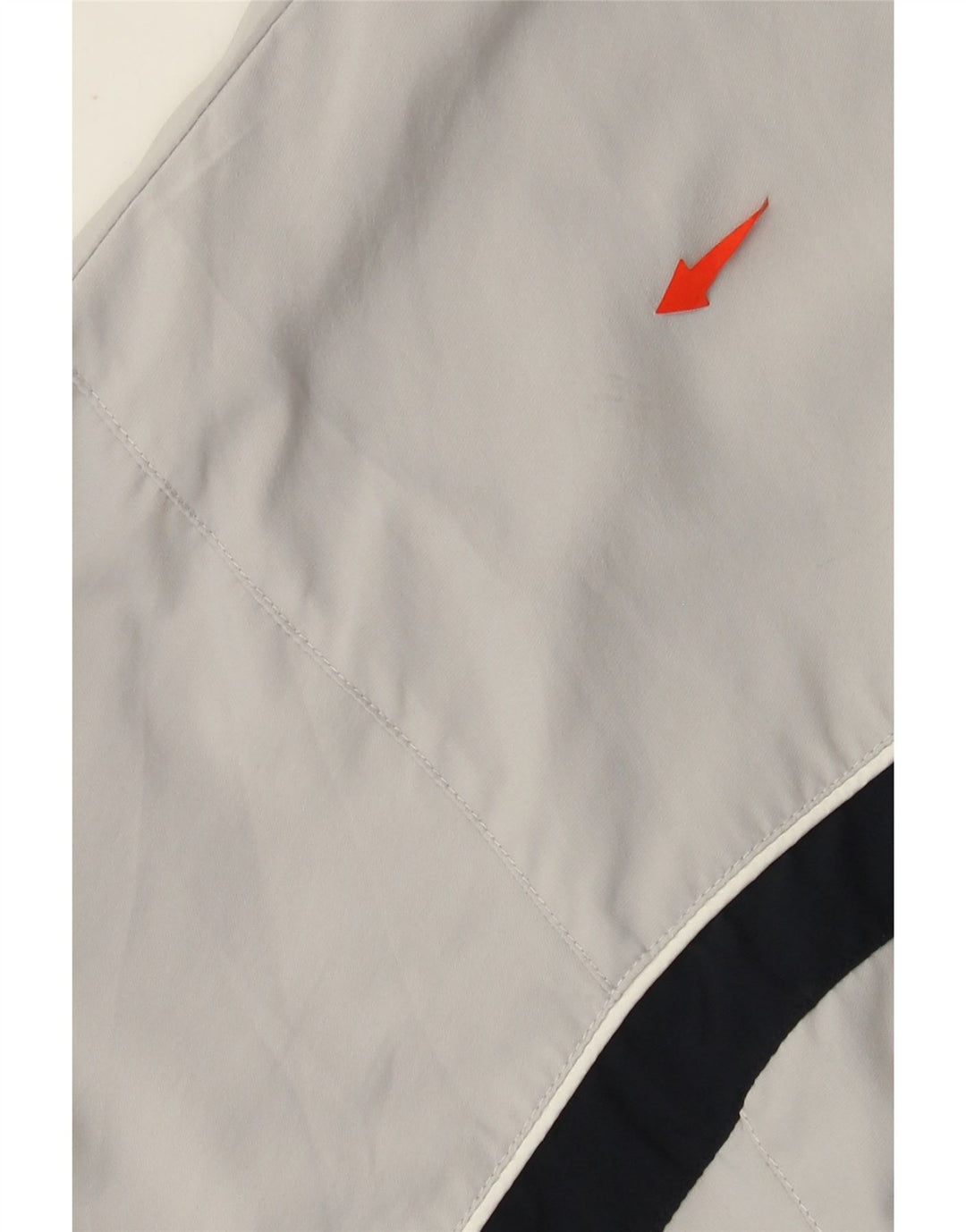 Reebok Mens Loose Fit Tracksuit Top Jacket Small Grey Colourblock Polyester