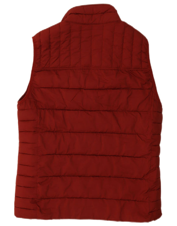 Joules Mens Padded Gilet UK 38 Medium Burgundy Polyester