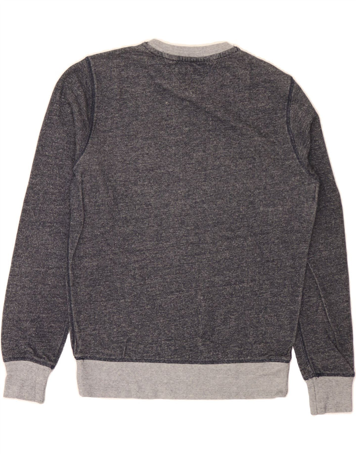 TOMMY HILFIGER Mens Vintage Fit Graphic Sweatshirt Jumper Medium Grey Vintage Tommy Hilfiger and Second-Hand Tommy Hilfiger from Messina Hembry 