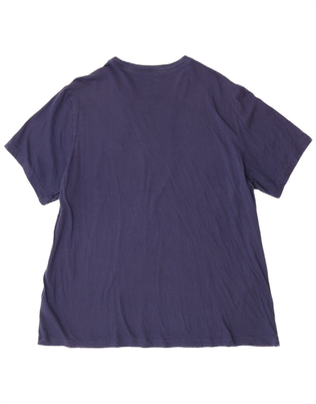 Nike Mens T-Shirt Top 2XL Navy Blue Cotton