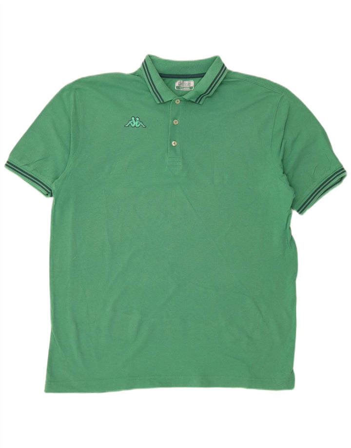 Kappa Mens Polo Shirt 2XL Green