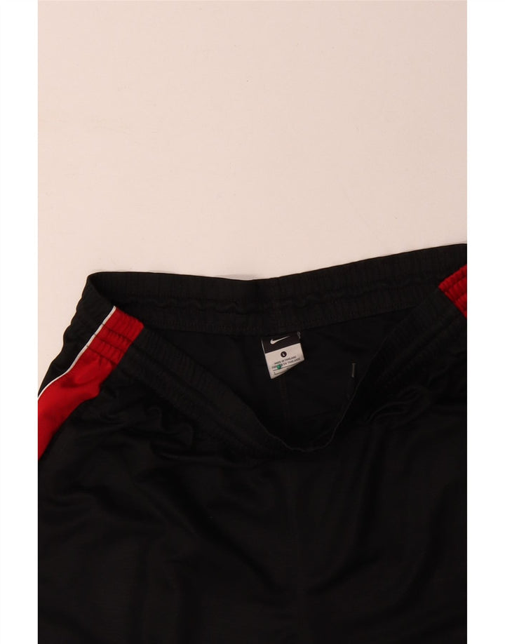 NIKE Mens Sport Shorts Large  Black Colourblock Polyester