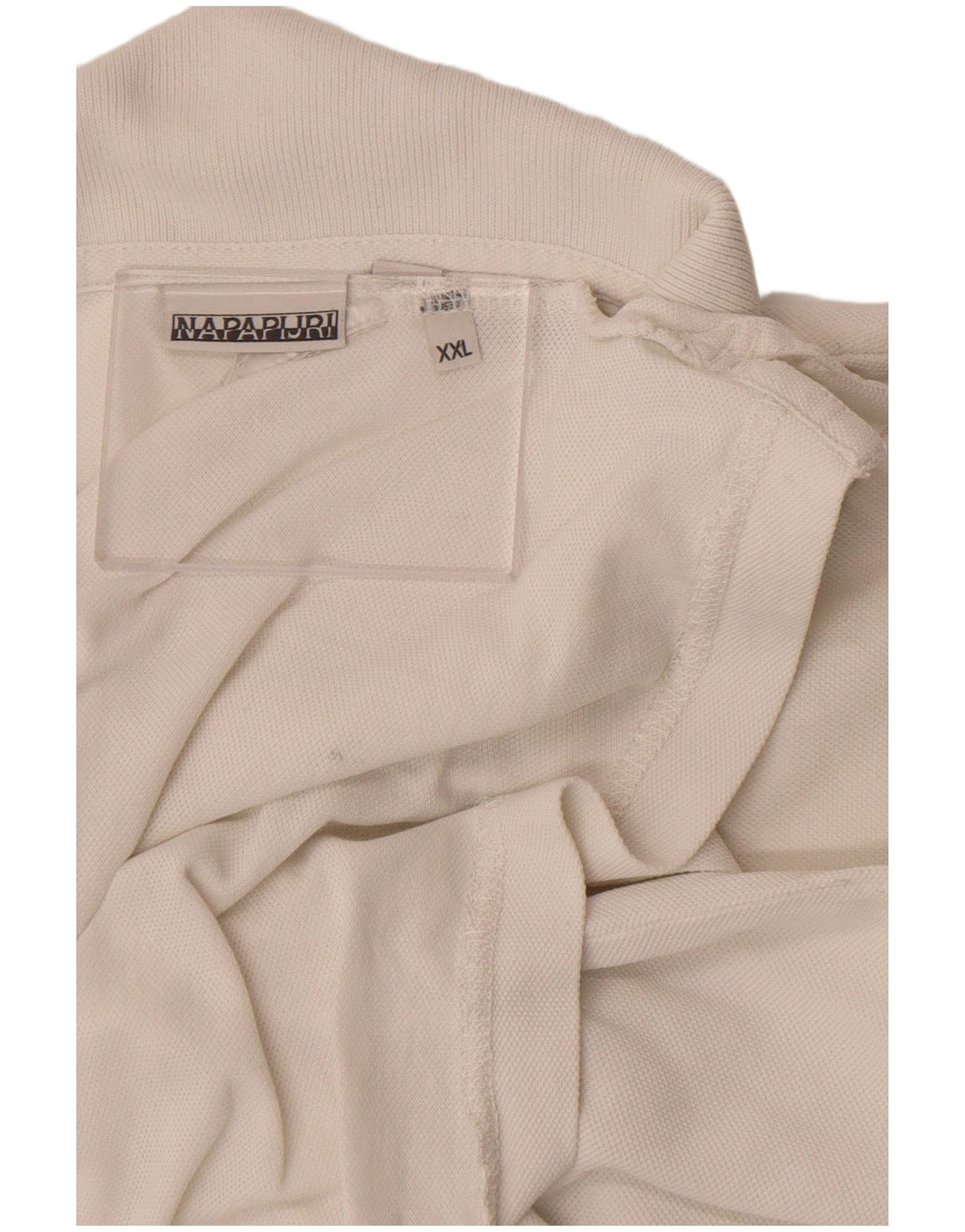Napapijri Mens Polo Shirt 2XL White