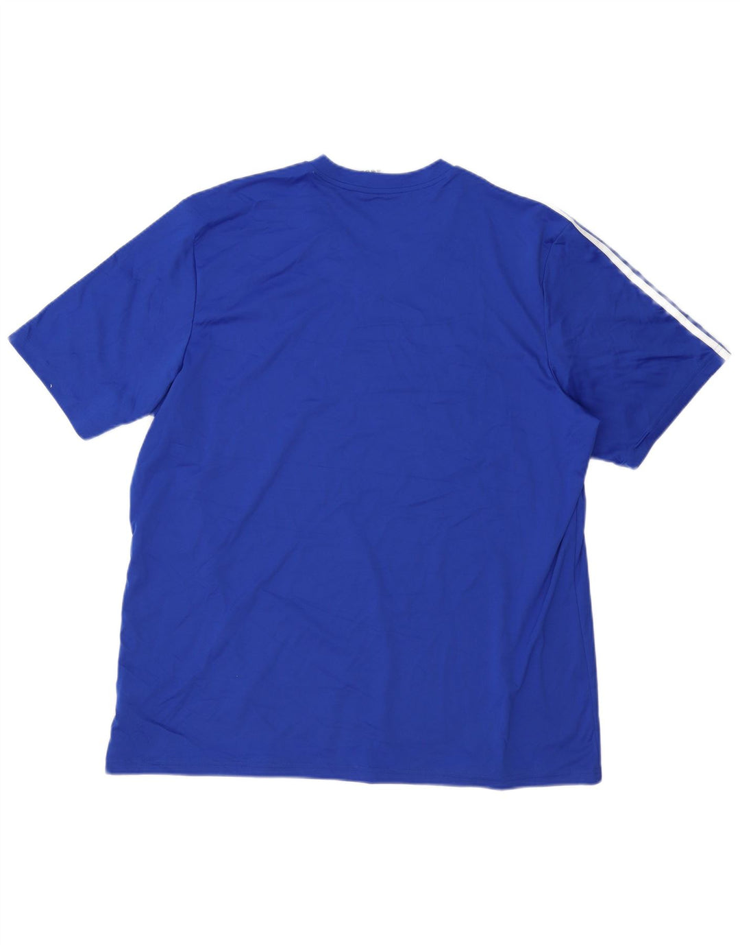 ADIDAS Mens Climalite T-Shirt Top 2XL Blue Polyester
