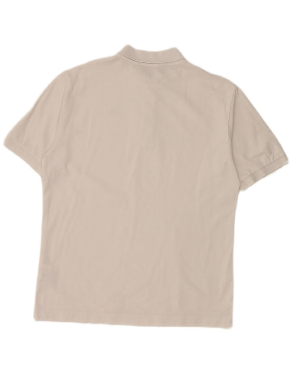 Kappa Mens Polo Shirt Medium White Cotton